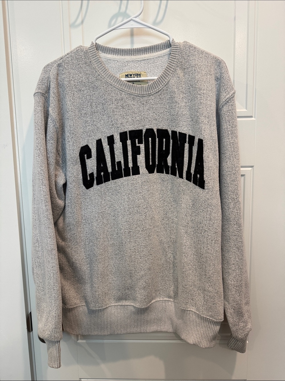 California Arch Graphic Crewneck Sweater - Gray
